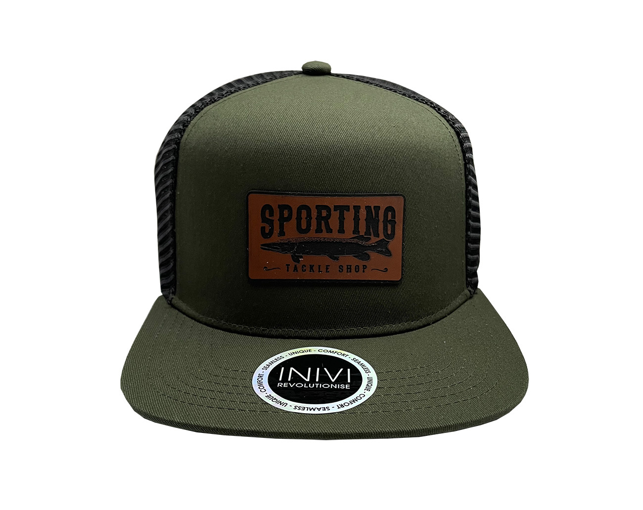 Inivi Revolutionise Olive Black Sporting Logo
